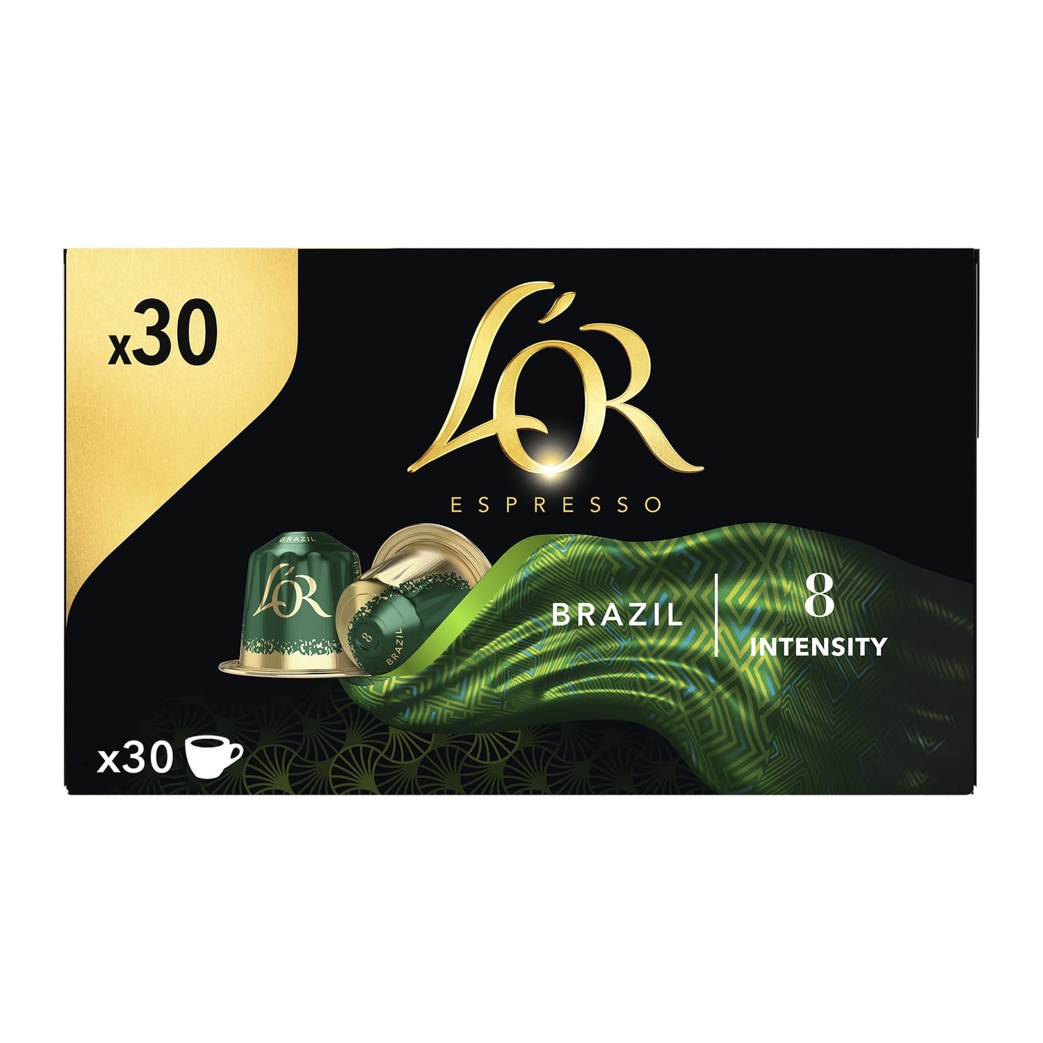 Café Capsules Brésil Intensité 8 Compatibles Nespresso® L'OR 