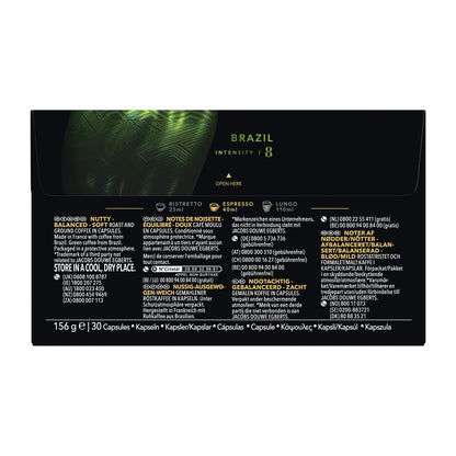 Café Capsules Brésil Intensité 8 Compatibles Nespresso® L'OR 