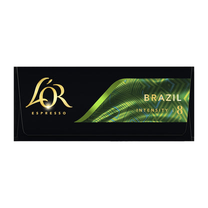 Café Capsules Brésil Intensité 8 Compatibles Nespresso® L'OR 
