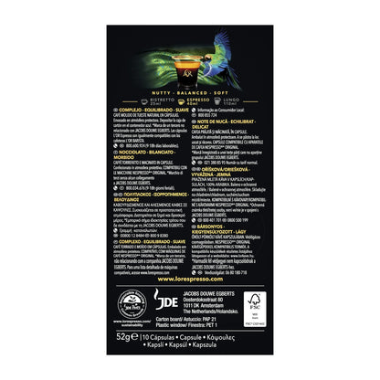 Café Capsules Brésil Intensité 8 Compatibles Nespresso® L'OR 