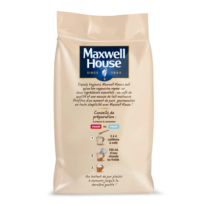 Café Soluble Cappuccino Noisette MAXWELL HOUSE 