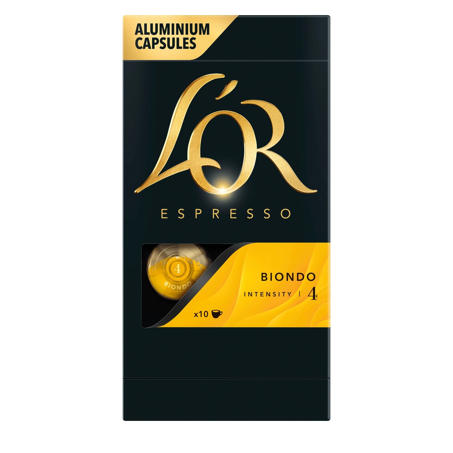 Café Capsules Biondo Intensité 5 Compatibles Nespresso® L'OR 