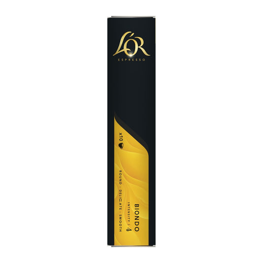 Café Capsules Biondo Intensité 5 Compatibles Nespresso® L'OR 