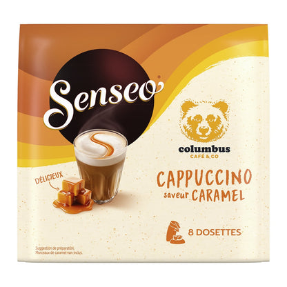 Café Dosettes COLUMBUS Cappuccino Caramel Compatibles Senseo SENSEO 
