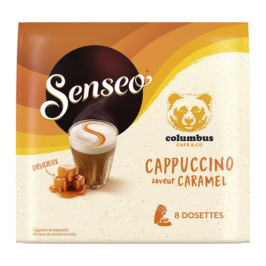 Café Dosettes COLUMBUS Cappuccino Caramel Compatibles Senseo SENSEO 
