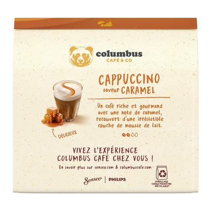 Café Dosettes COLUMBUS Cappuccino Caramel Compatibles Senseo SENSEO 
