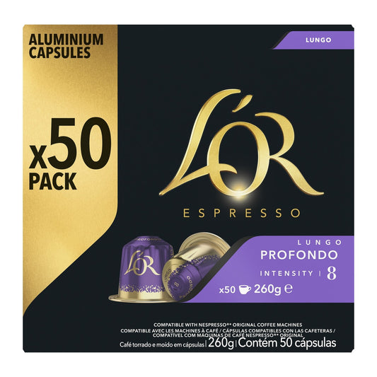 Lungo Intensity 8 Nespresso Compatible Capsules L'OR