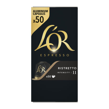 Ristretto Coffee Capsules Intensity 11 Nespresso Compatible L'OR