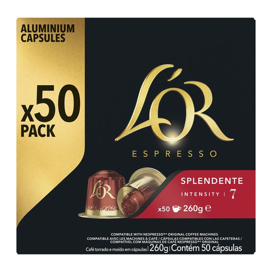 Coffee Capsules Splendente Compatible Nespresso L'OR