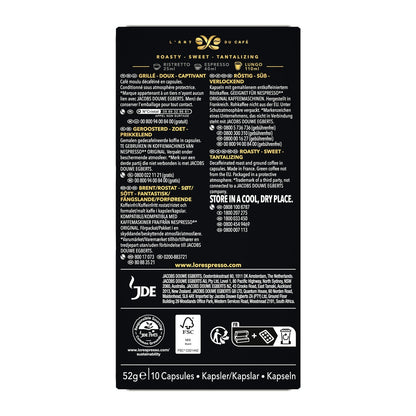 Café Capsules Lungo Profondo Decaffeinato Intensité 8 Compatibles Nespresso® L'OR 
