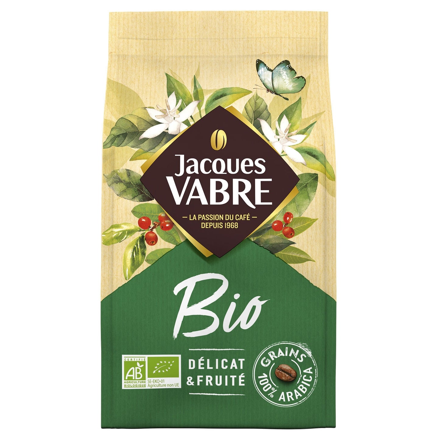 JACQUES VABRE Organic Coffee Beans