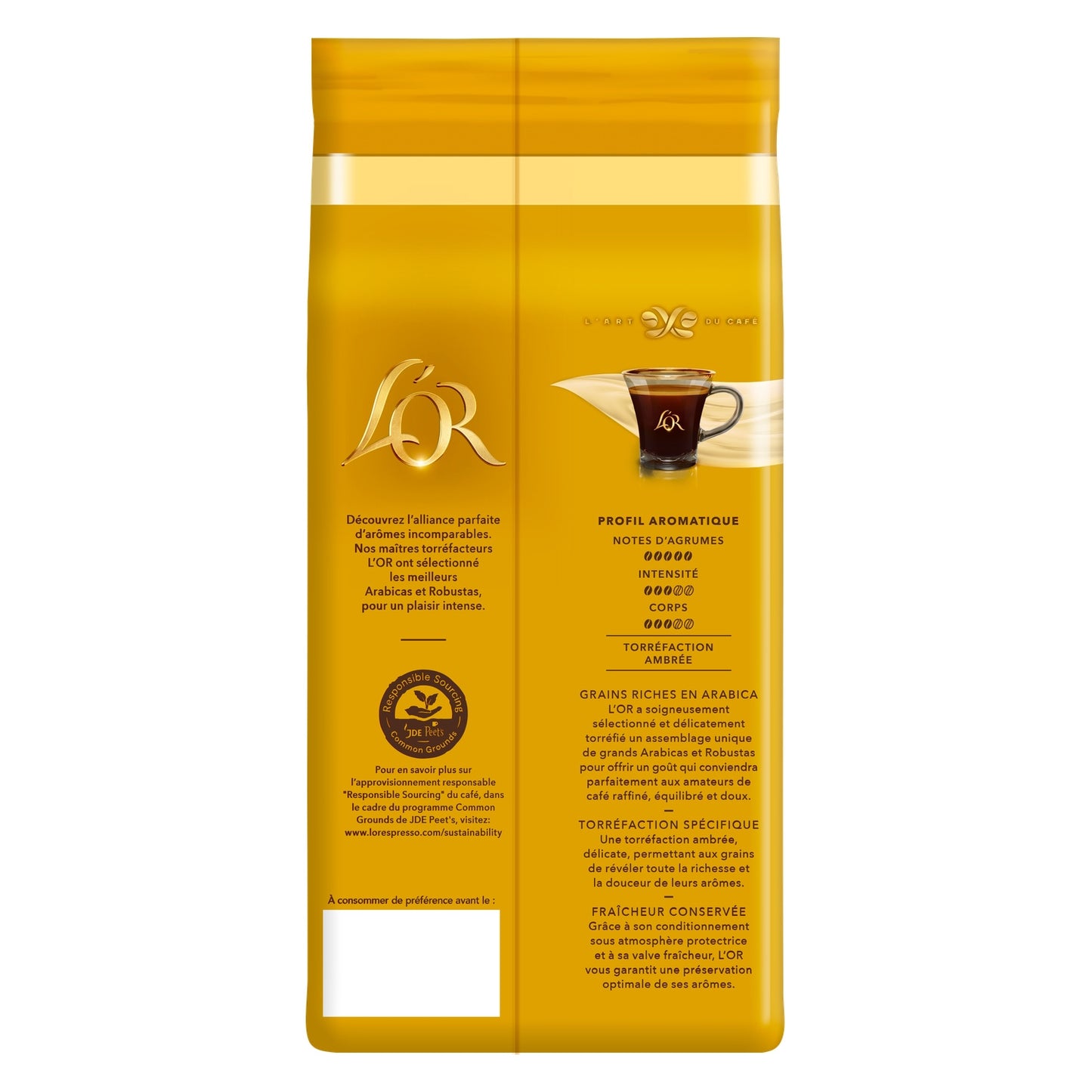 L'OR Absolute 100% Arabica Coffee Beans