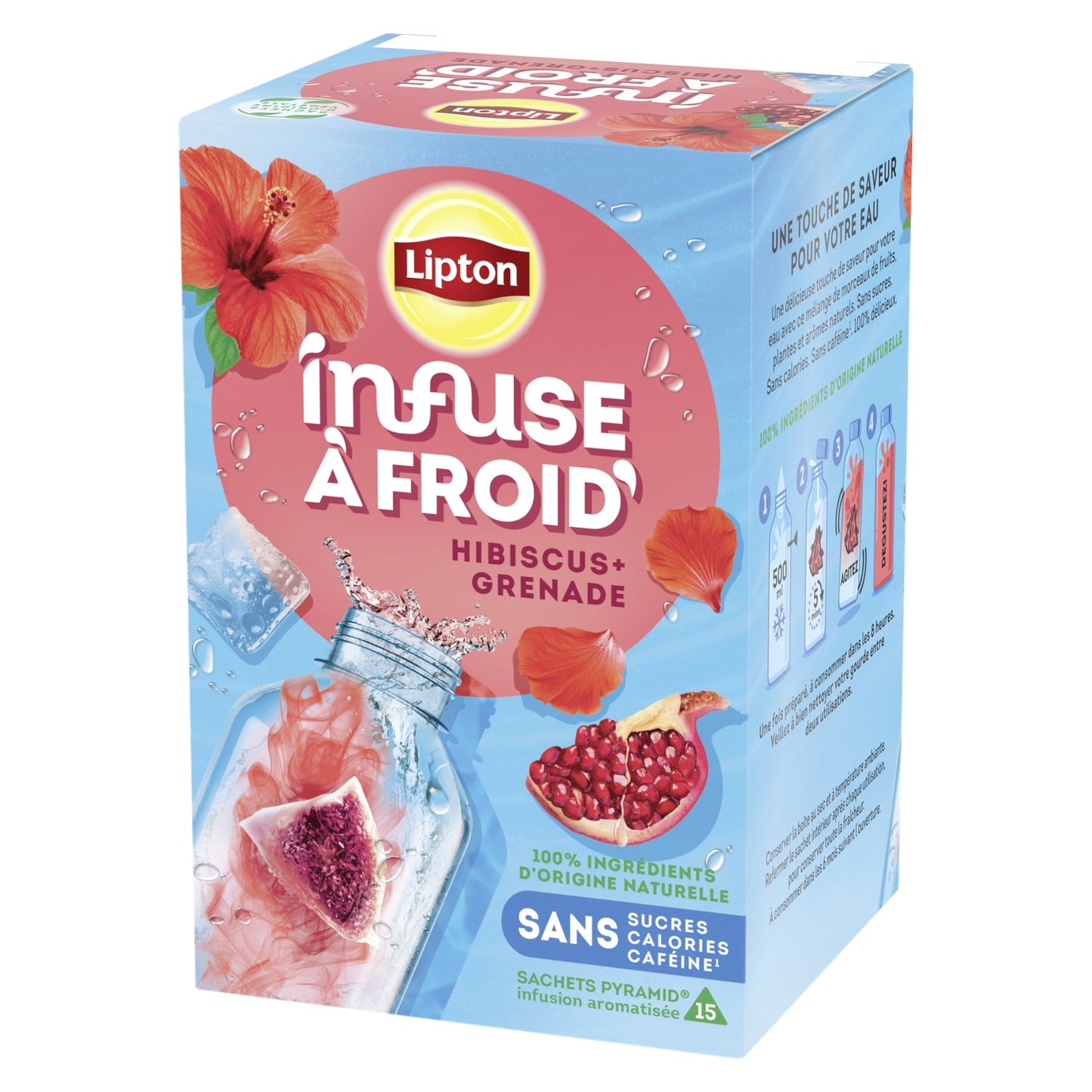 LIPTON Pomegranate Hibiscus Cold Infusion