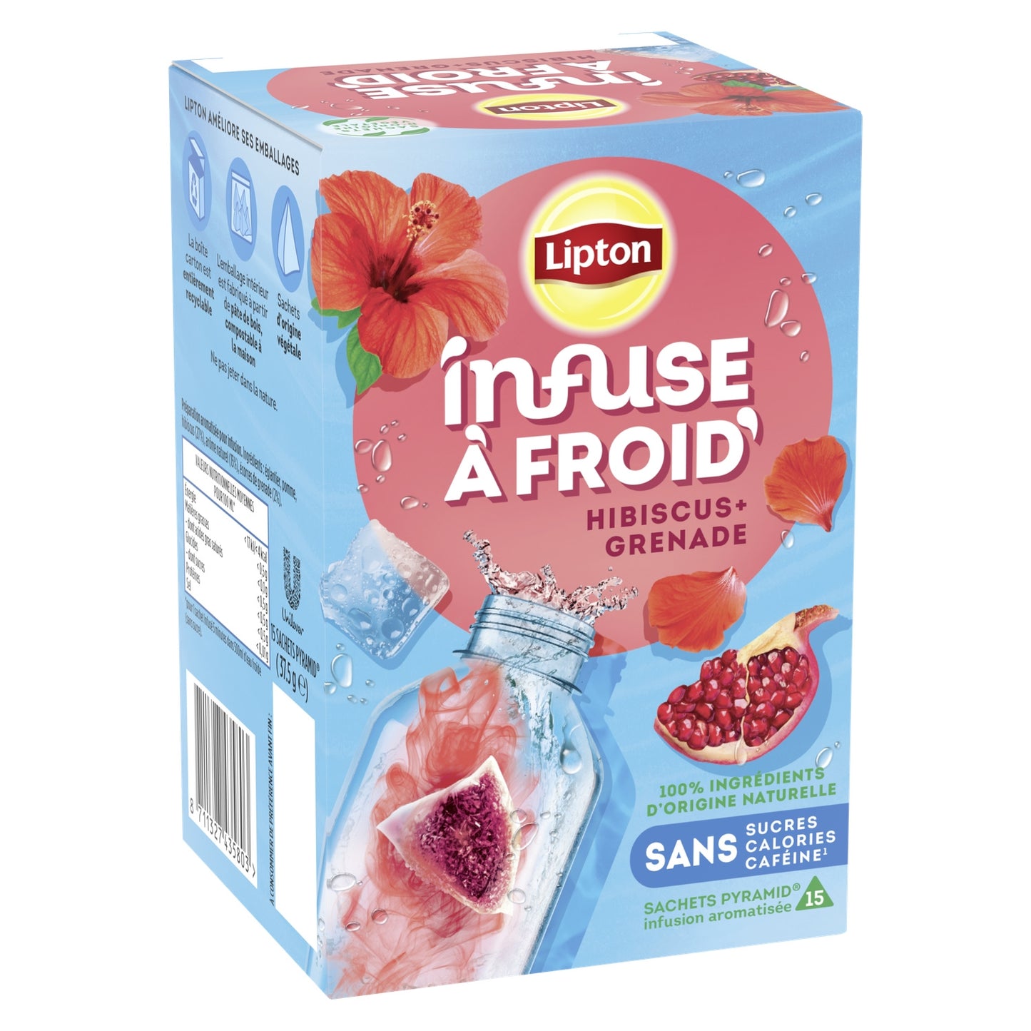 LIPTON Pomegranate Hibiscus Cold Infusion