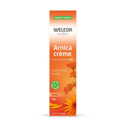 Crème Corps Apaisante à l'Arnica Bio WELEDA le flacon de 70g