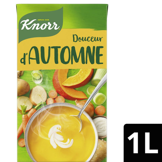 Soupe Douceur d'Automne à la Crème Fraîche KNORR la brique de 1 l