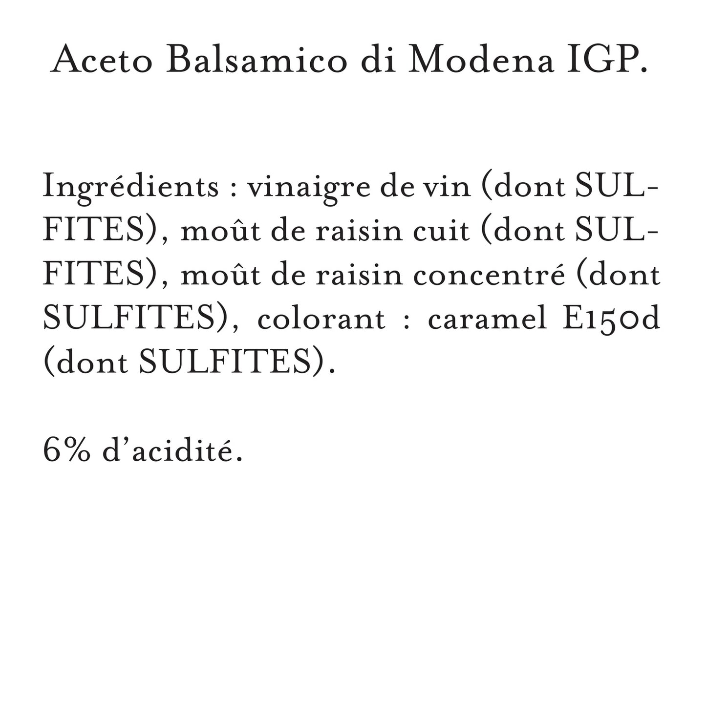MAILLE Balsamic Vinegar of Modena