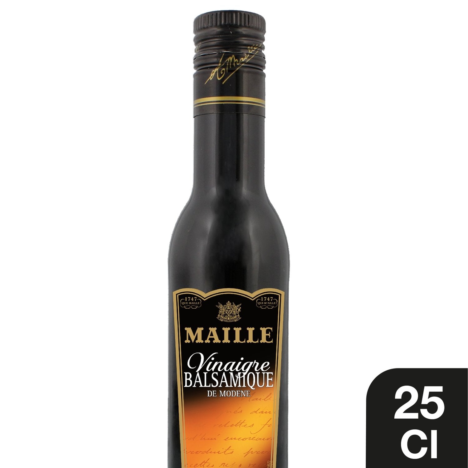 Vinaigre Balsamique de Modène MAILLE La bouteille de 25cl