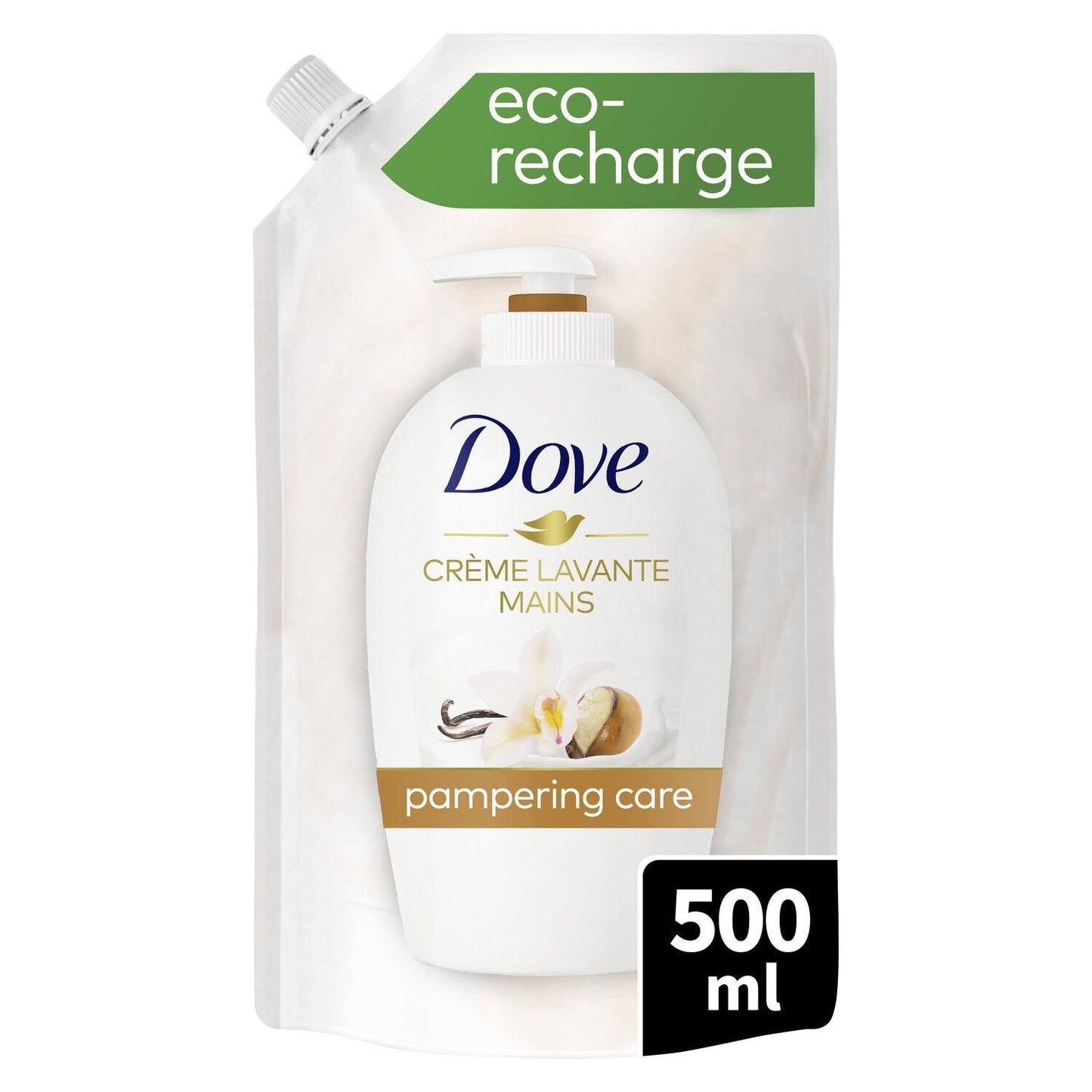 DOVE Flüssige Handseife Nachfüllpackung Sheabutter und Vanilleduft