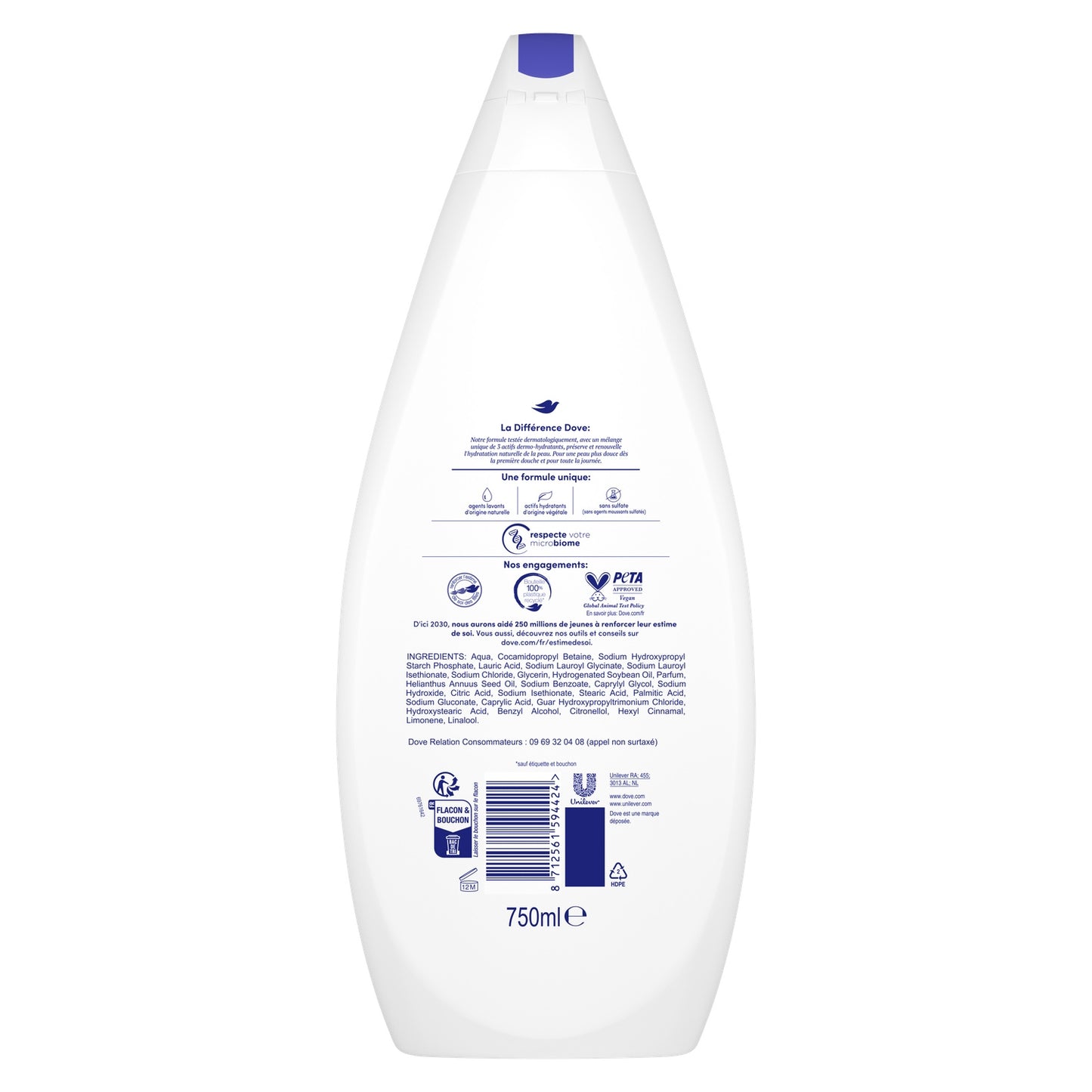 Gel Douche Nutrition Intense DOVE
