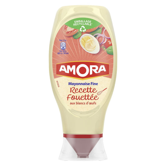 Mayonnaise Recette Fouettée AMORA Le flacon de 398g