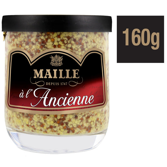 Moutarde aux Graines de Moutarde à l'Ancienne MAILLE le pot de 160g