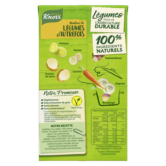 [ANTI-GASPILLAGE] Soupe Mouliné Carotte, Pomme de Terre, Panais KNORR - Date de durabilité minimale : 05/2025