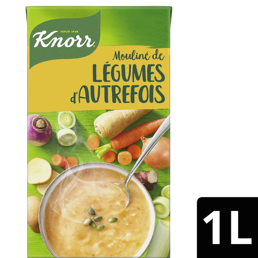 Soupe Mouliné Carotte, Pomme de Terre, Panais KNORR la brique de 1 l