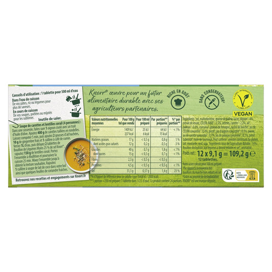 KNORR Reduced Salt Vegetable Broth