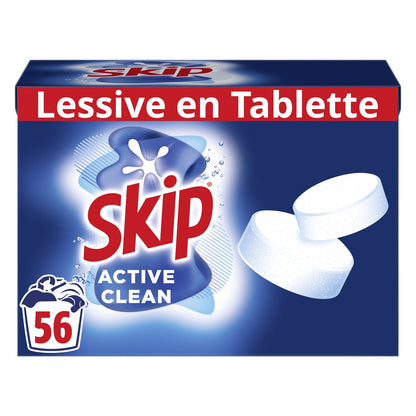 Active Clean Laundry Detergent Tablets SKIP