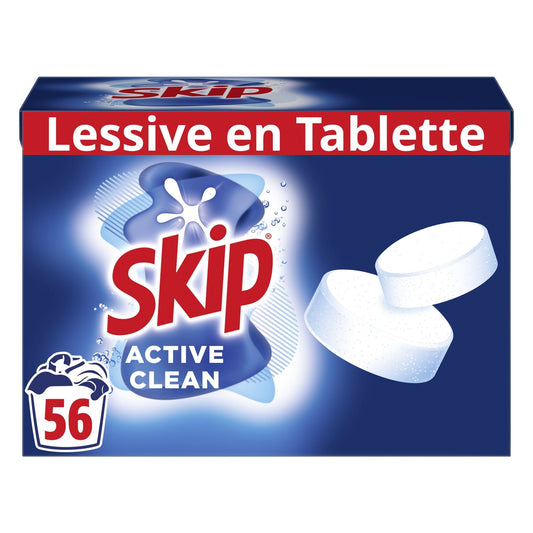 Active Clean Laundry Detergent Tablets SKIP