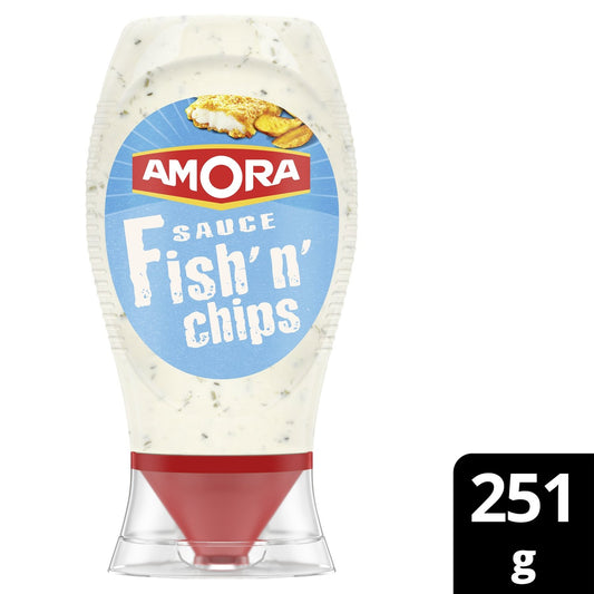 Sauce Fish'n'chips AMORA Le flacon de 251g