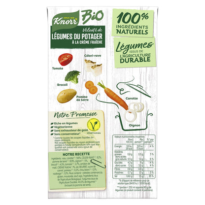 KNORR Organic Vegetable Cream Soup with Fresh Cream