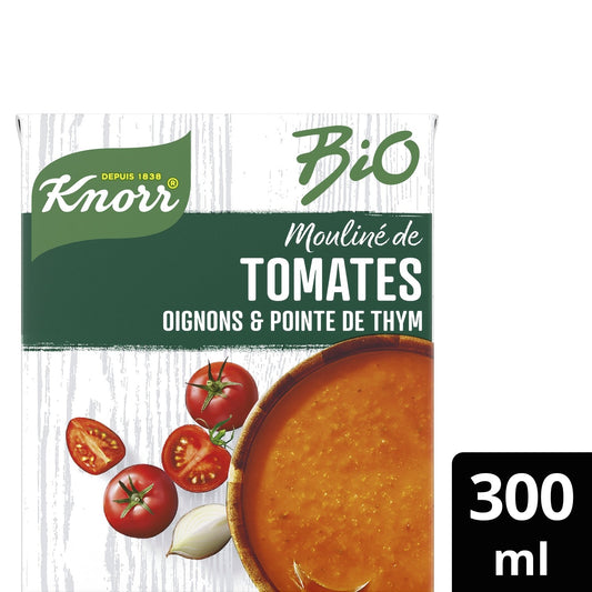 Soupe Mouliné Tomates Oignons Thym Bio KNORR la brique de 30 cl
