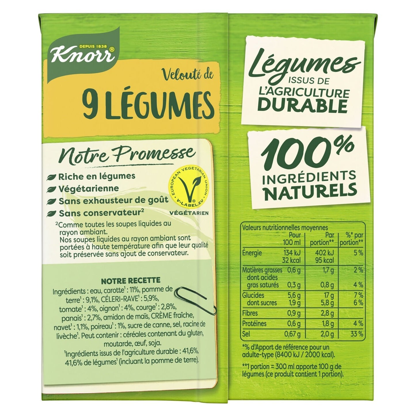 Soupe Velouté de 9 Légumes KNORR