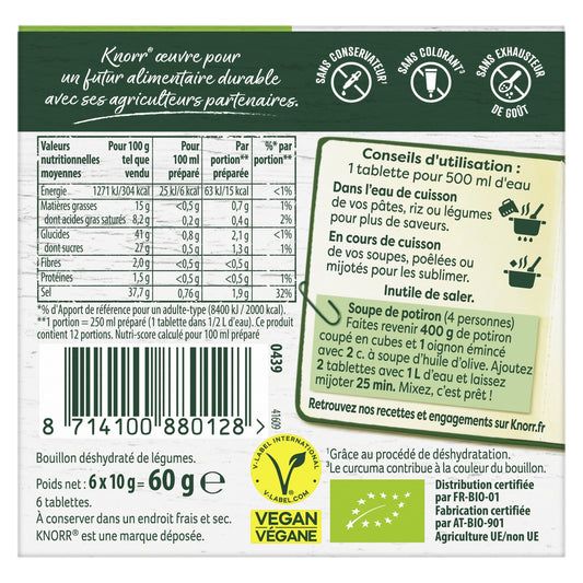 KNORR Organic Vegetable Flavor Broth