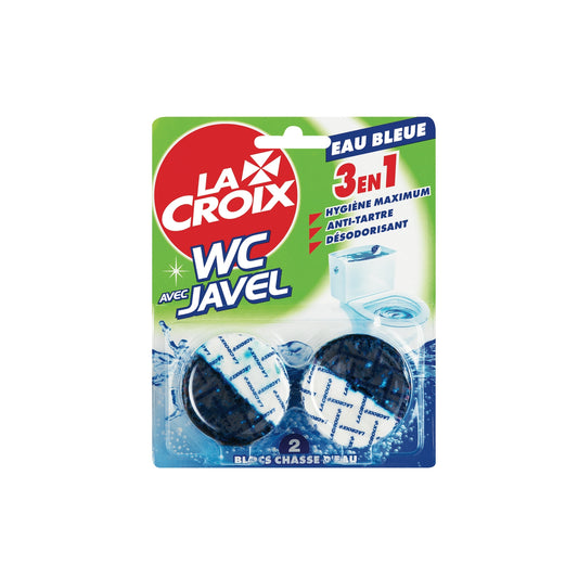 LA CROIX 3-in-1 Blue Water Toilet Block with Bleach
