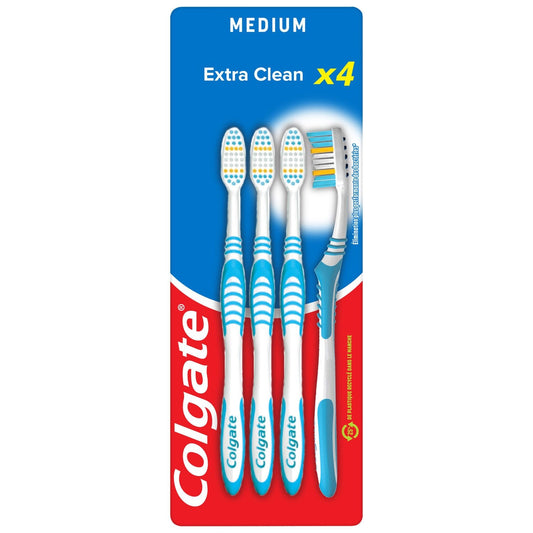 Brosse à Dents Médium Multi-Action COLGATE le lot de 4 brosses à dents