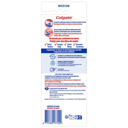 COLGATE Multi-Action Medium Toothbrush