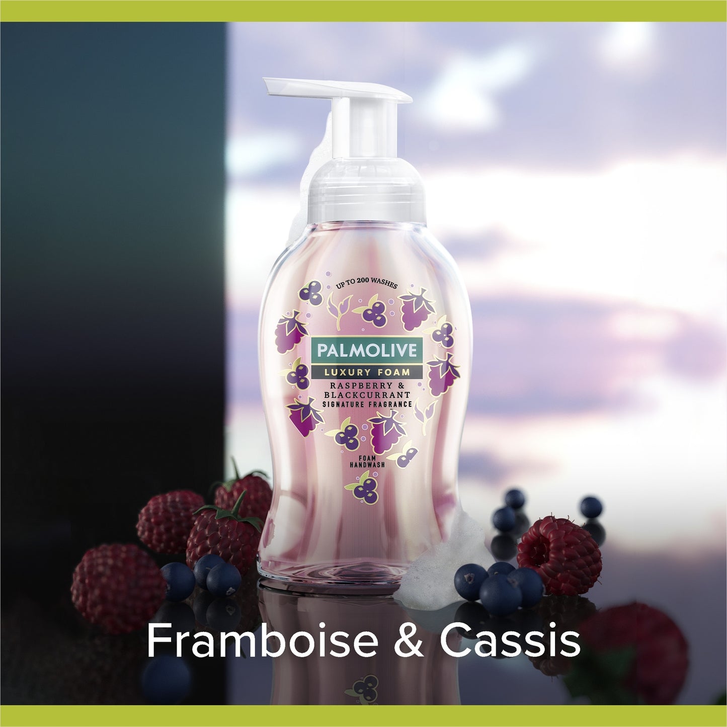 Savon Liquide Moussant Mains Parfum Framboise PALMOLIVE