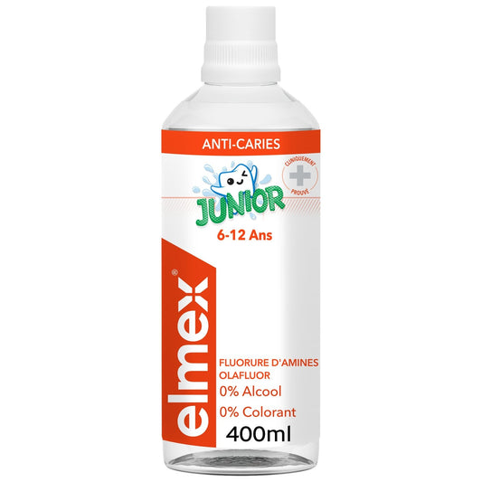 Bain de Bouche Junior ELMEX le flacon de 400 ml