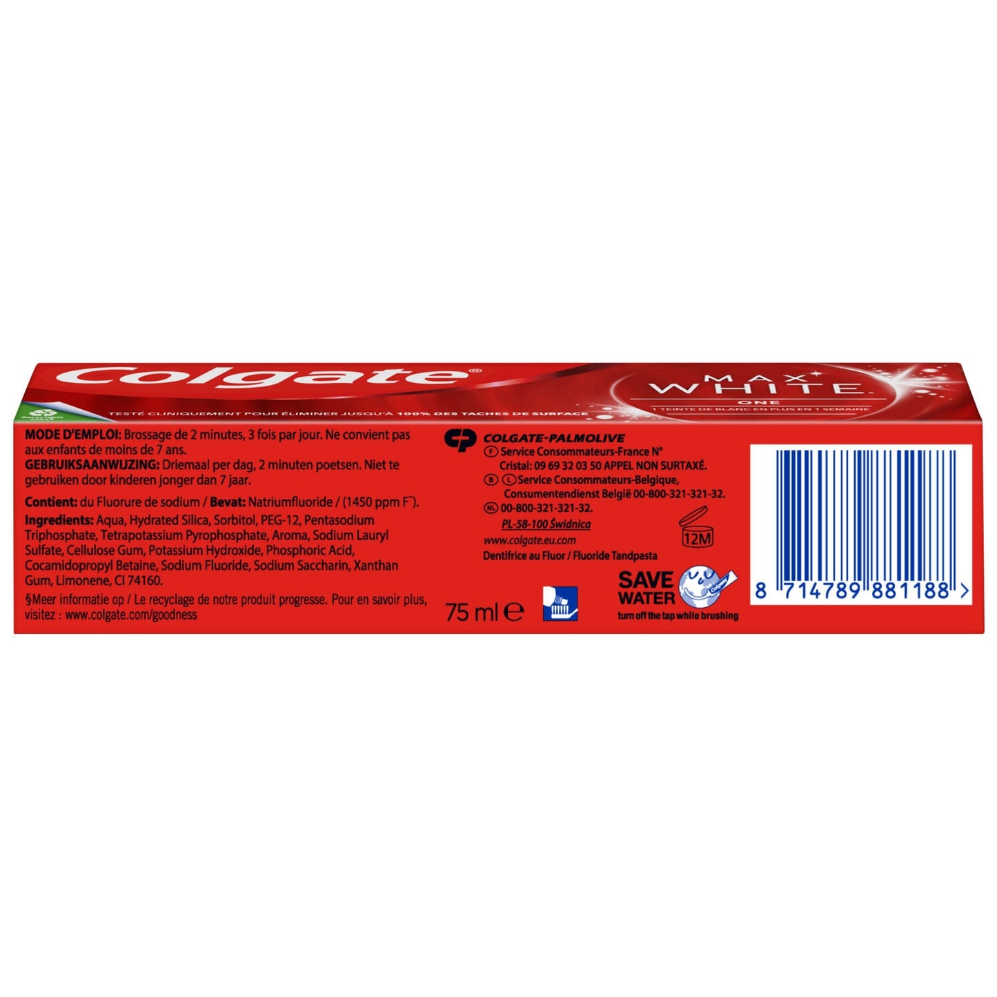 COLGATE Max White One Mint Whitening Toothpaste