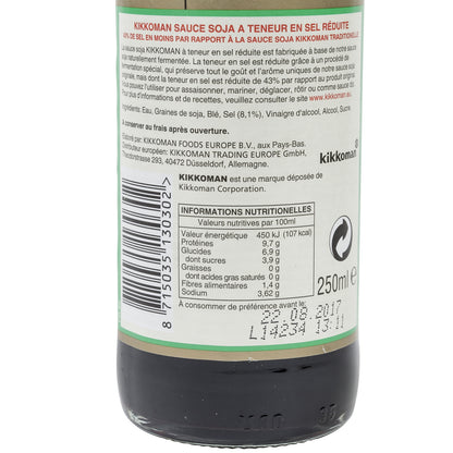 KIKKOMAN Reduced Salt Soy Sauce