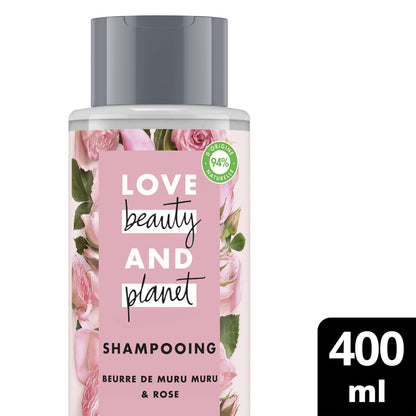 Shampoing au Beurre de Muru Muru et Rose Love Beauty & PLANET