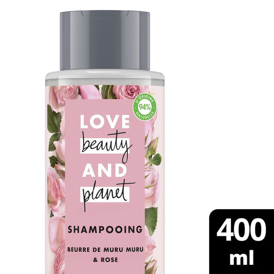Shampoing au Beurre de Muru Muru et Rose Love Beauty & PLANET