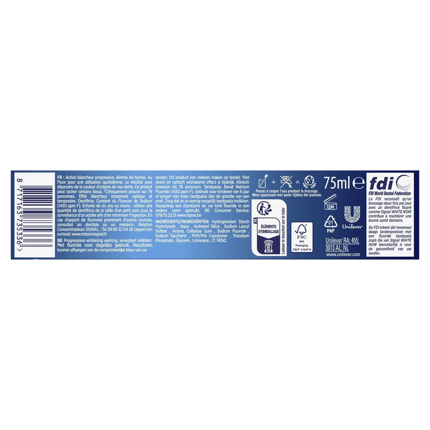 White Now SIGNAL Whitening Zahnpasta