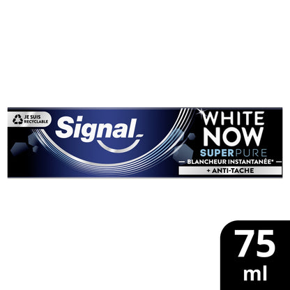 Dentifrice Super Pure White Now Anti-Taches Blancheur SIGNAL