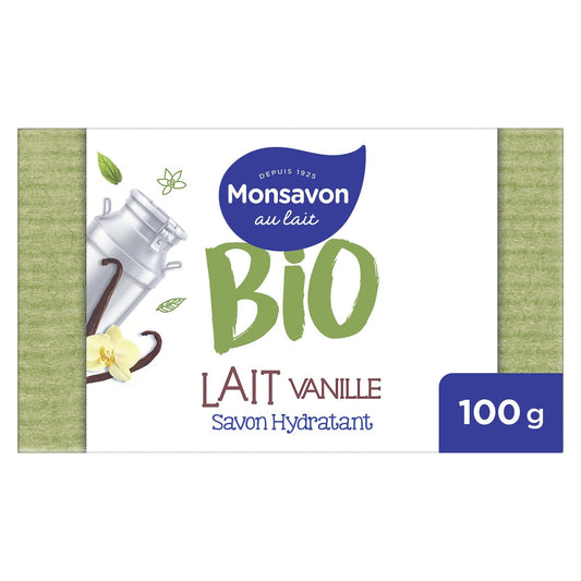Savon Hydratant Senteur Lait de Vanille Bio MONSAVON