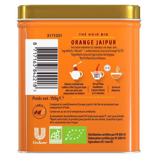 LIPTON Organic Jaipur Orange Black Tea
