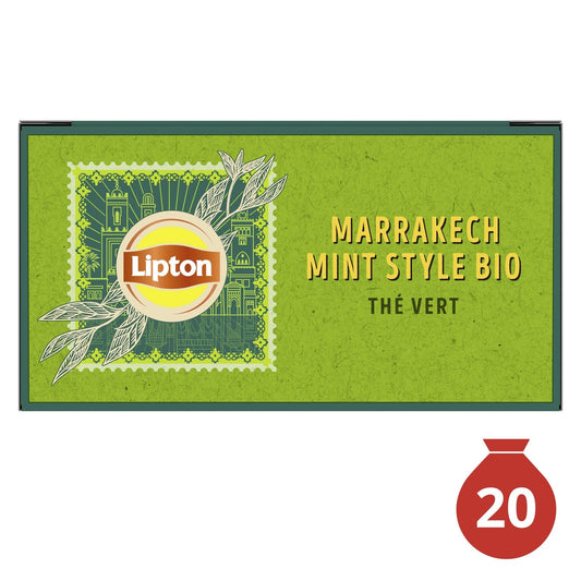 LIPTON Organic Marrakech Mint Green Tea